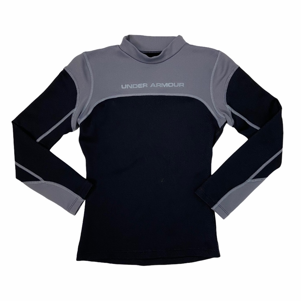 Under Armour Boys Compression Cold Gear Top YM - Picture 1 of 8